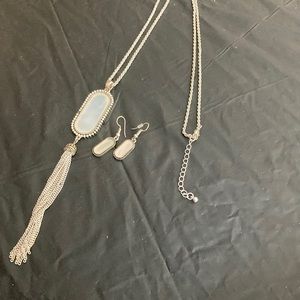 Necklace & earrings
